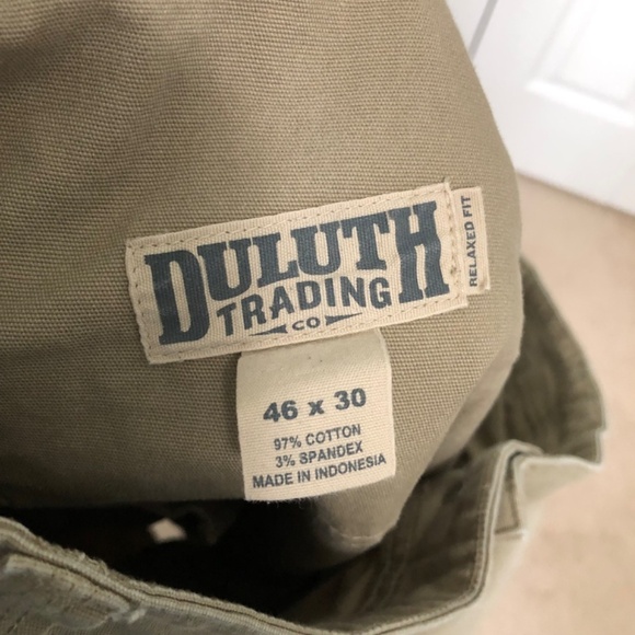 Duluth Trading Co. Flex Fire Hose Khaki Pants Mens 46x30 - Picture 6 of 16